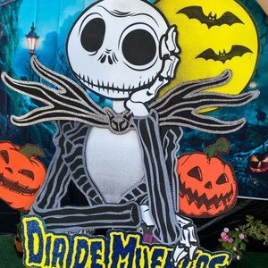 Glitter Jack Skellington Day of the Dead FOAM